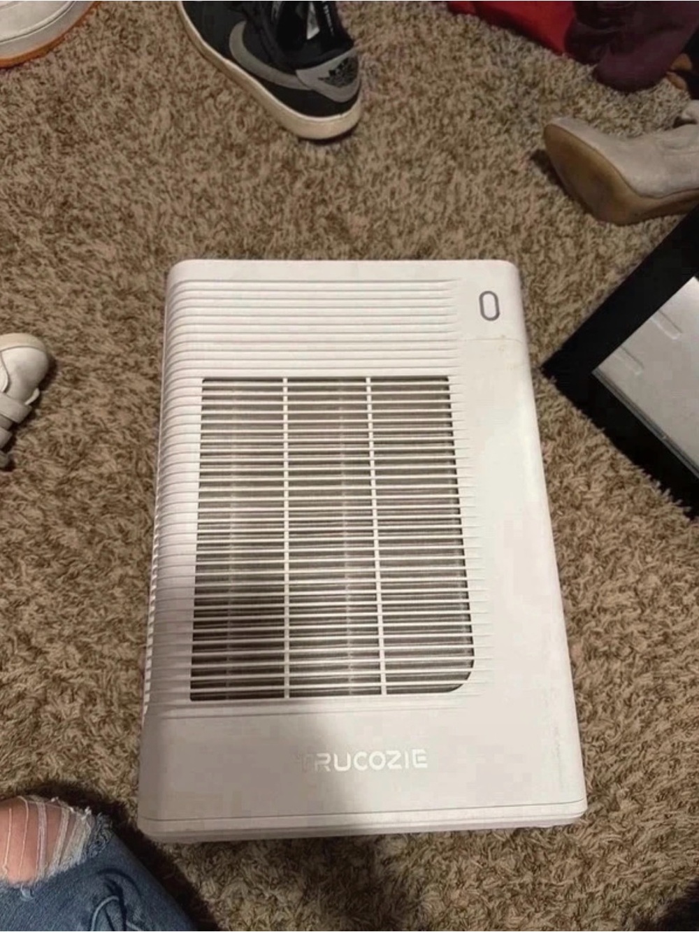 White Air Purifier - Compact Home Air Cleaner